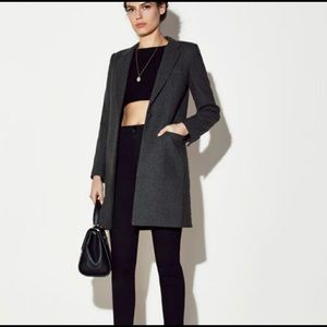 Reformation Daryn Coat Size: Small grey